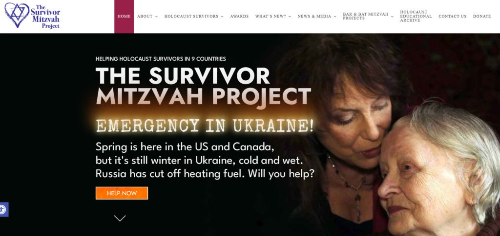 Survivor Mitzvah Project. It's spring here but it's still a wintry hell in Ukraine. Please help.